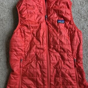 Patagonia Bright Red Quilted Vest